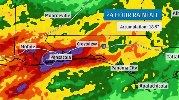 Pensacola Submerged Worse Than Any Hurricane Photos Weather 6655